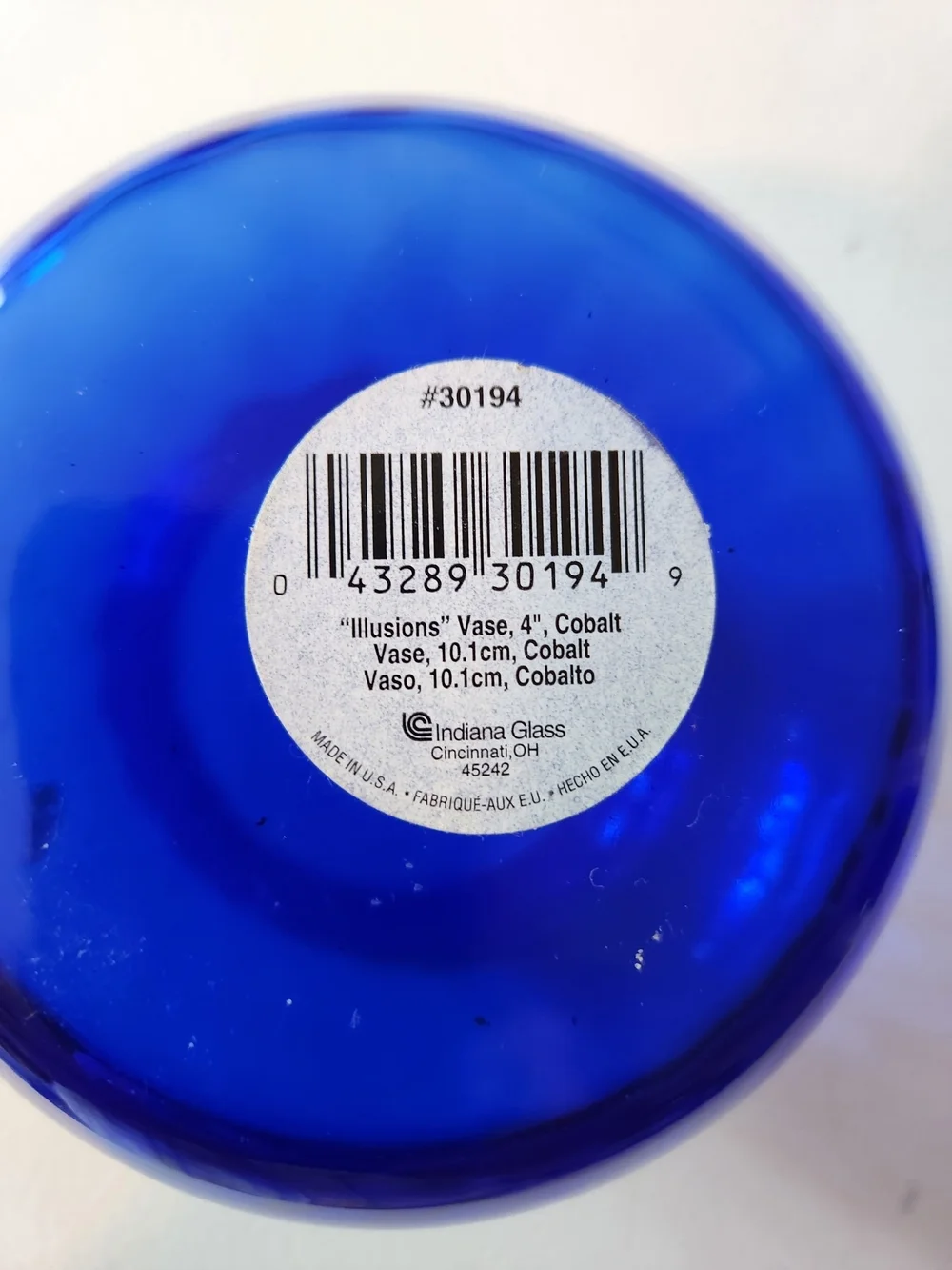 Indiana Glass set cobalt